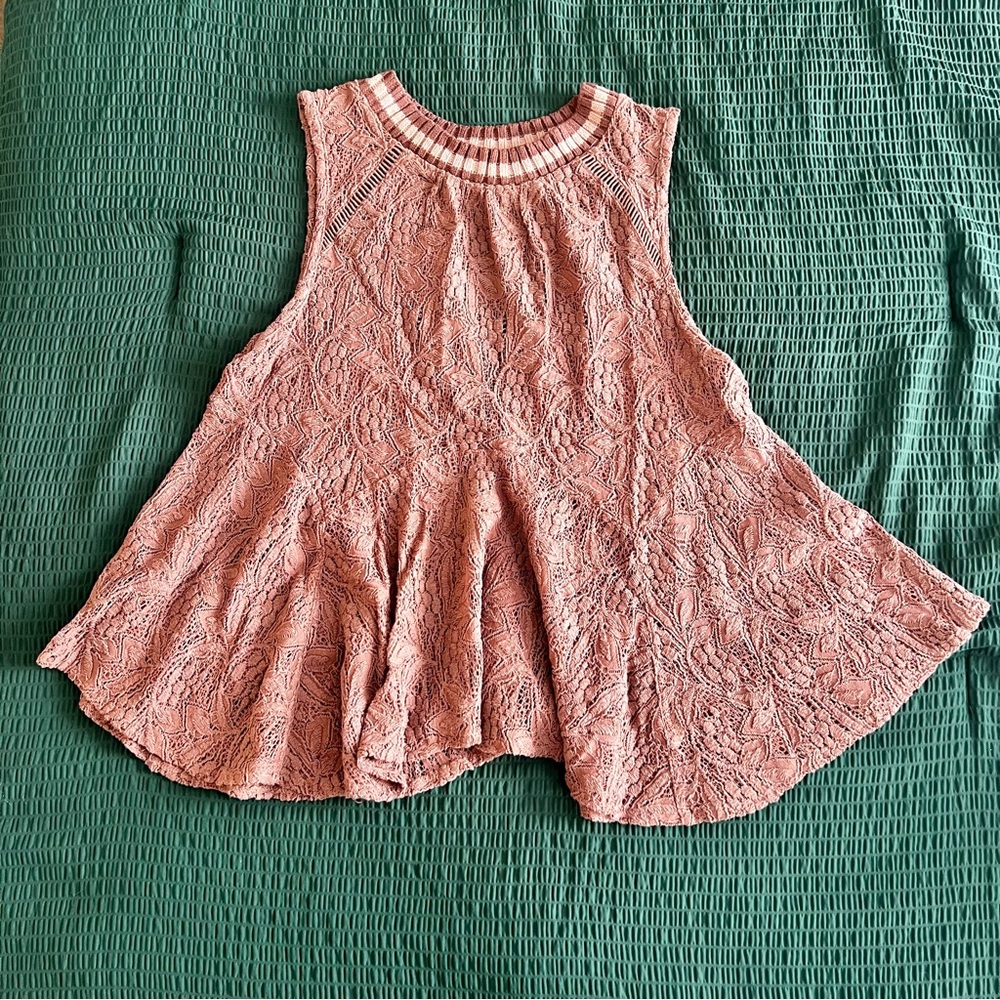 Free People Sleeveless Lace Top
